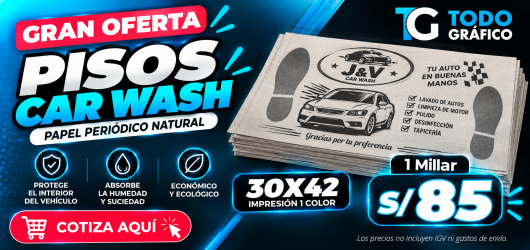 OFERTA PISO CARWASH
